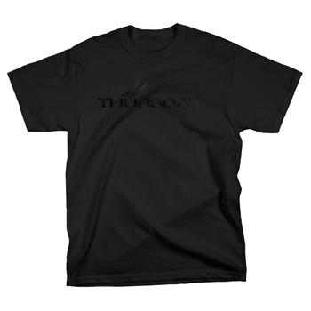 Thursday - Dove Foil on Black T-Shirt - T-shirts