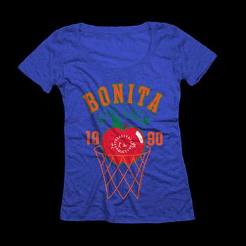 A Tribe Called Quest - Bonita Hoops Womens on Royal Blue - Women's