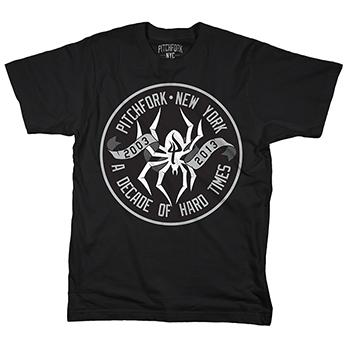Pitchfork Hardwear - Decade Spider on Black Tee - T-shirts