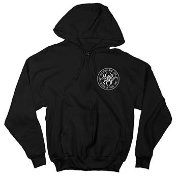 Pitchfork Hardwear - Decade Zip up on Black - Sweatshirts