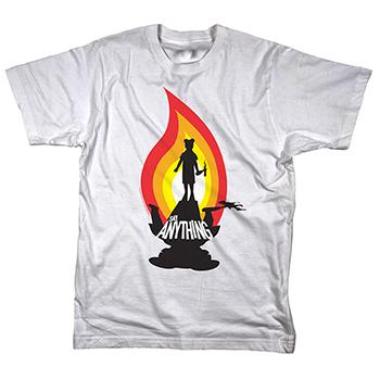 Say Anything - Molotov on White Tee - T-shirts