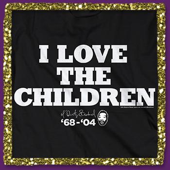 Ol Dirty Bastard - I Love The Children Tee on Black - T-shirts