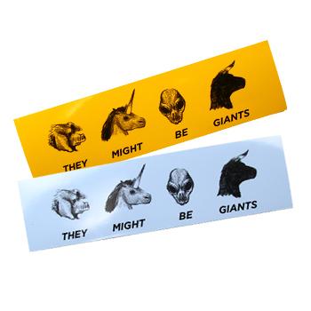 They Might Be Giants - Creatures Bumper Sticker Pack - Stickers