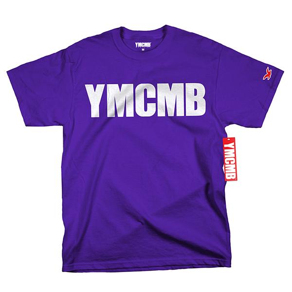 YMCMB - White on Purple - T-shirts