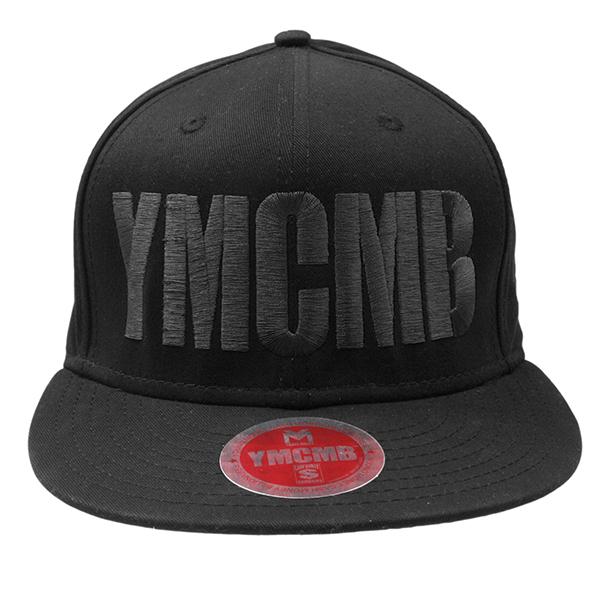 YMCMB - Black on Black Snap Back - Hats