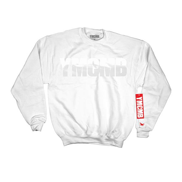 YMCMB - Crew White on White - Sweatshirts