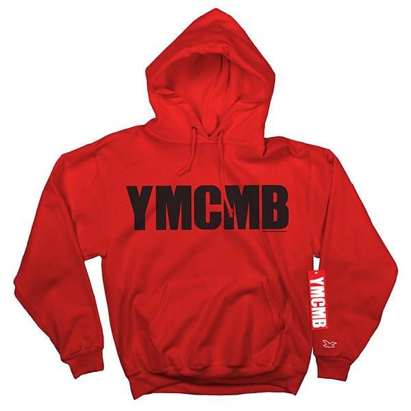 YMCMB - Pullover Black on Red - Sweatshirts