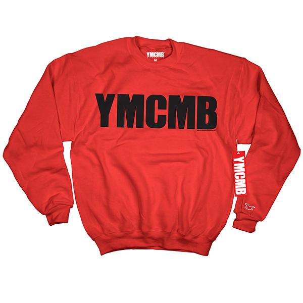 YMCMB - Crew Black on Red - Sweatshirts