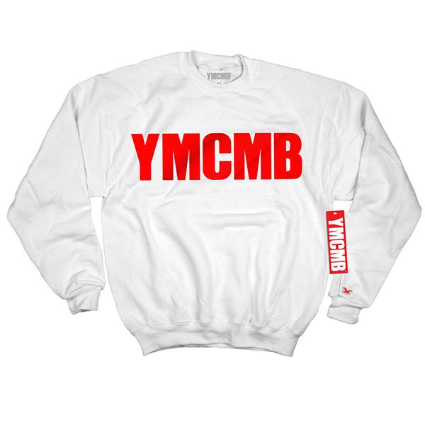 YMCMB - Crew Red on White - Sweatshirts