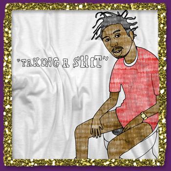 Ol Dirty Bastard - Taking A Shit on White - T-shirts