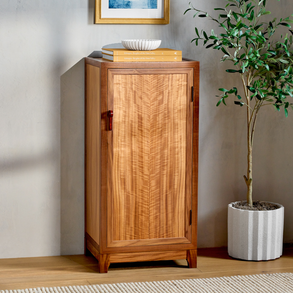Contemporary Compact Cabinet Woodworking Plan