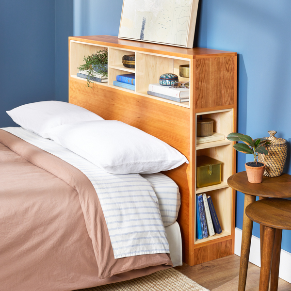 Dream-Storage Headboard Woodworking Plan