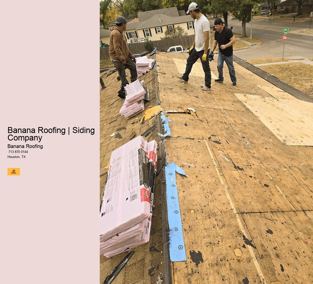 Banana Roofing | Siding Company