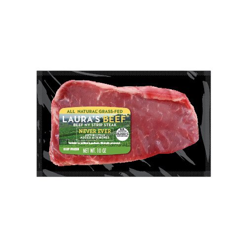 GrassFed New York Strip (4 10oz steaks per case) Meyer Natural Foods