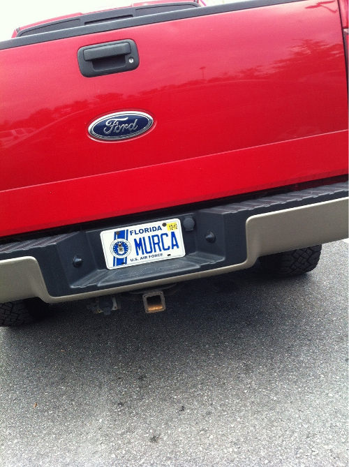 Funny License Plate