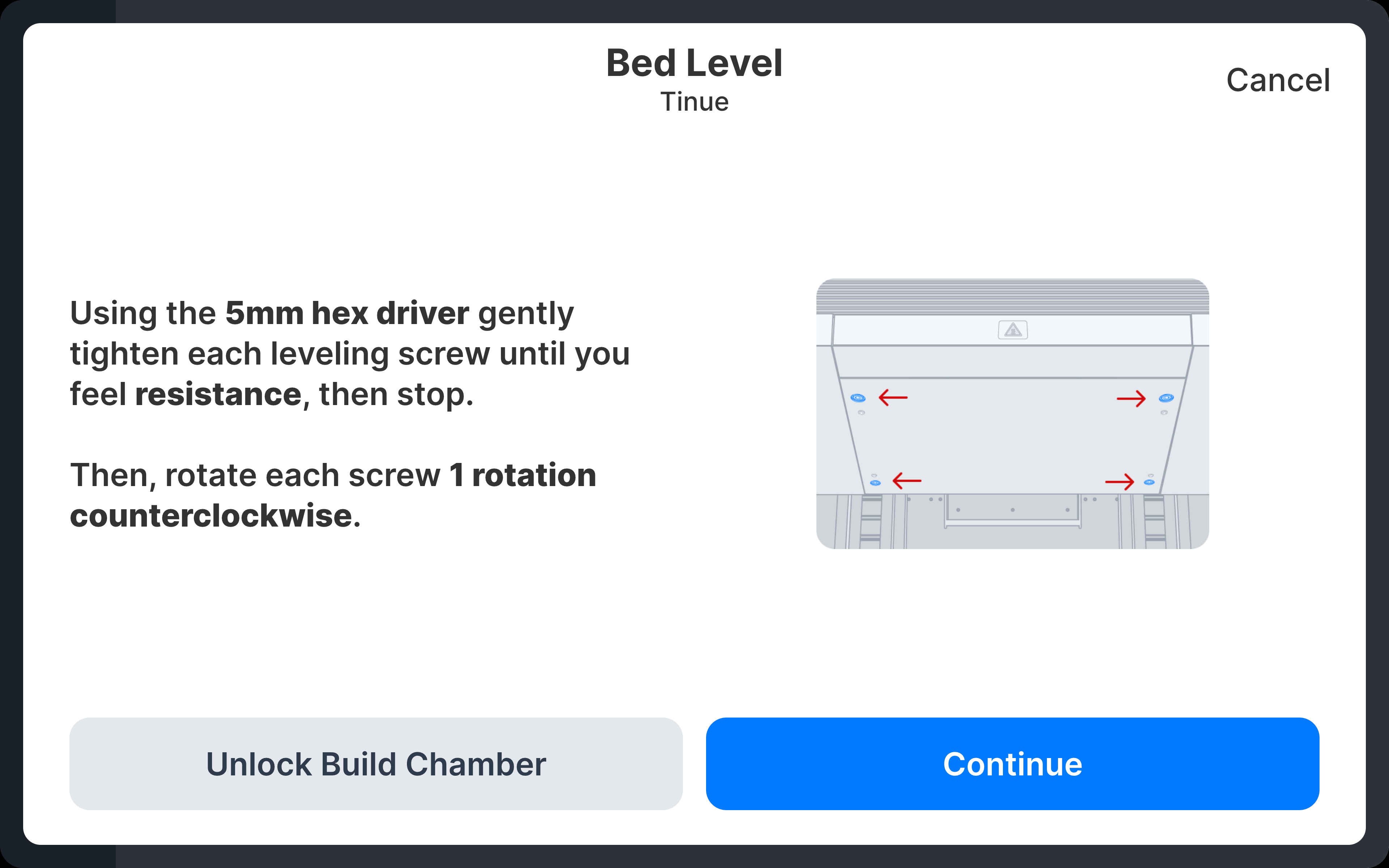 Leveling the Print Bed (FX20)