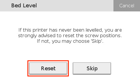 Level the Print Bed (Metal X)