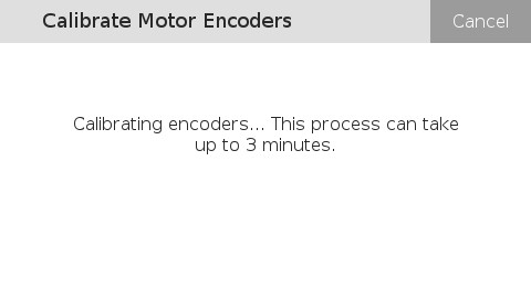 Calibrate Stepper Motor Encoders (Metal X)