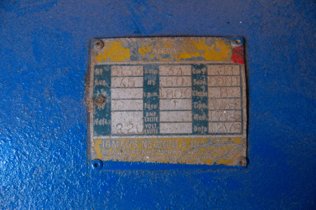 LOTE 16 - GERADOR DE ENERGIA (ALTERNADOR) 75KVA + MOTOR AGRALLE