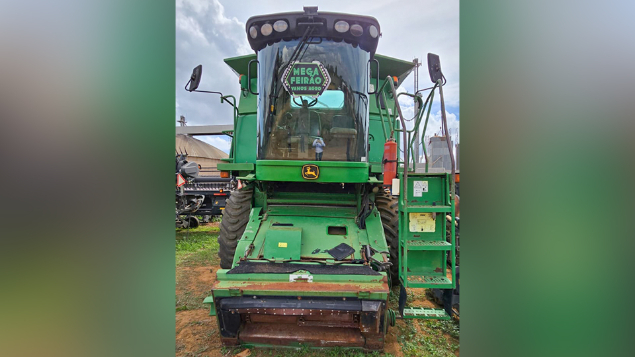 LOTE 021 - COLHETADEIRA JOHN DEERE 9670 STS ANO 2013