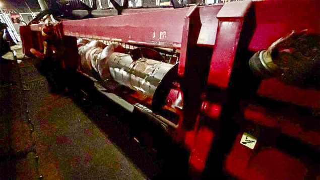 LOTE 14 - COLHEITADEIRA 2688 E PLATAFORMA 30 PÉS CASE ANO 2014/2013