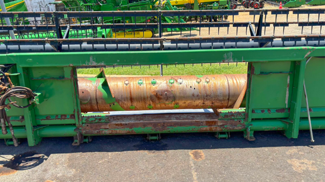 LOTE 21 - COLHEITADEIRA 9650 E PLATAFORMA 630 JOHN DEERE ANO 2008