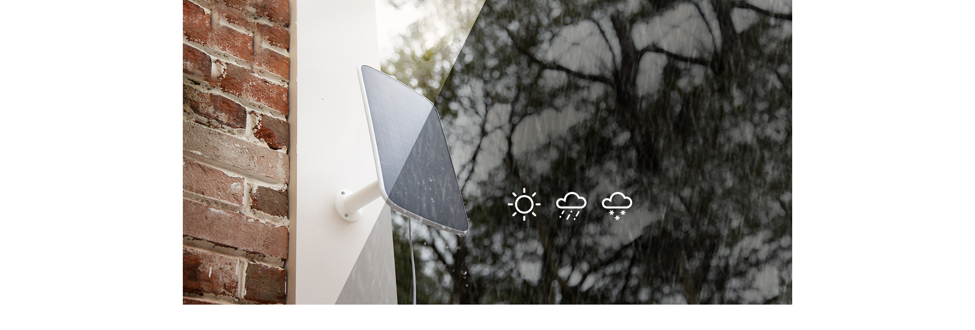 EZVIZ Weatherproof Solar Charging Panel
