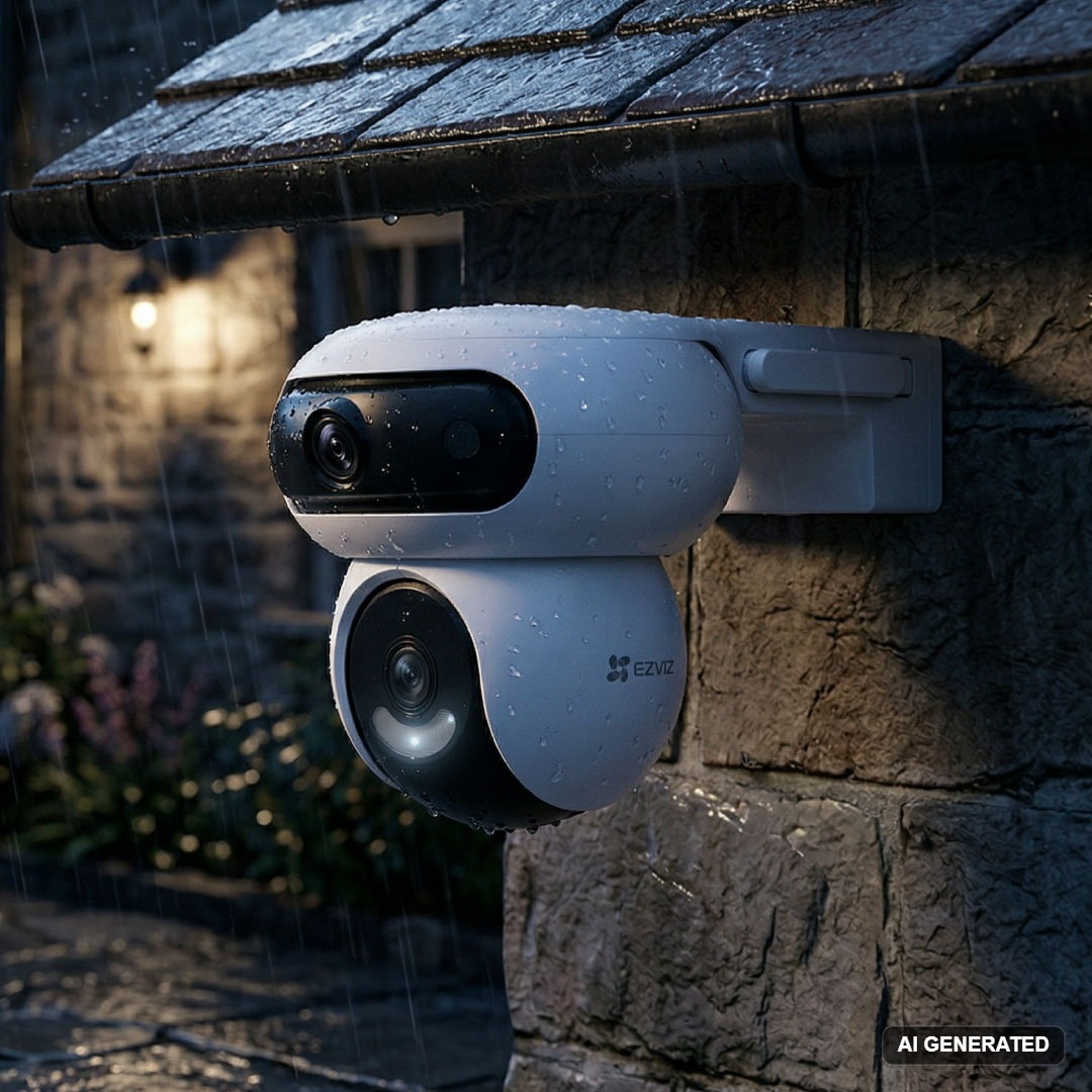 EZVIZ H90 Dual Lens Pan and Tilt Security Camera