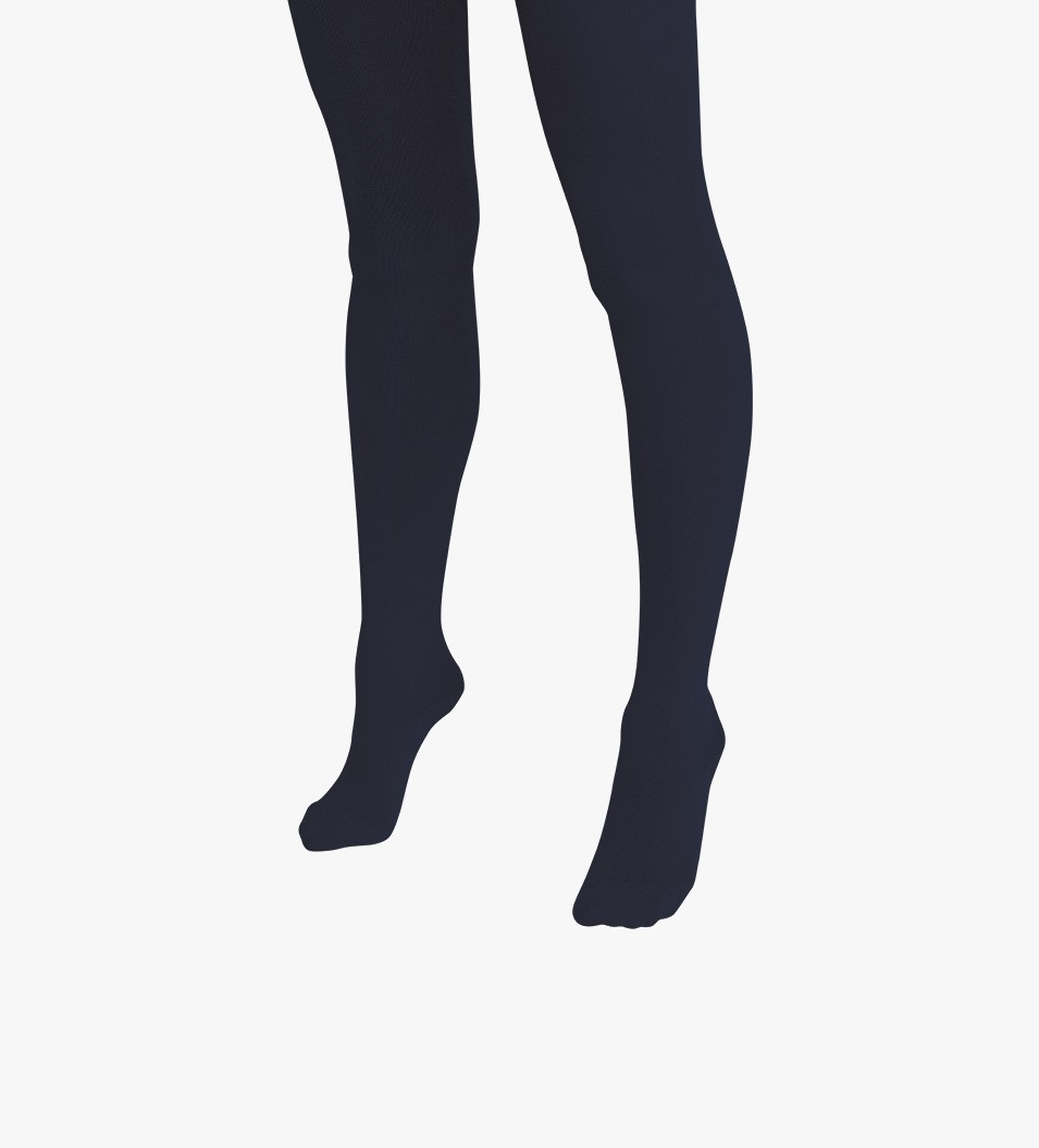 Navy Ribbed Tights (Middle & Senior) Melbourne Girls Grammar