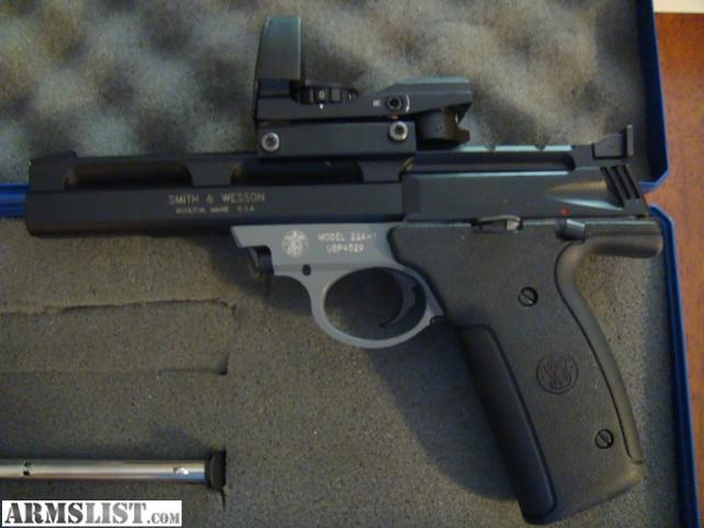 ARMSLIST - For Sale/Trade: Smith Wesson 22a 22lr with Red Dot Sight