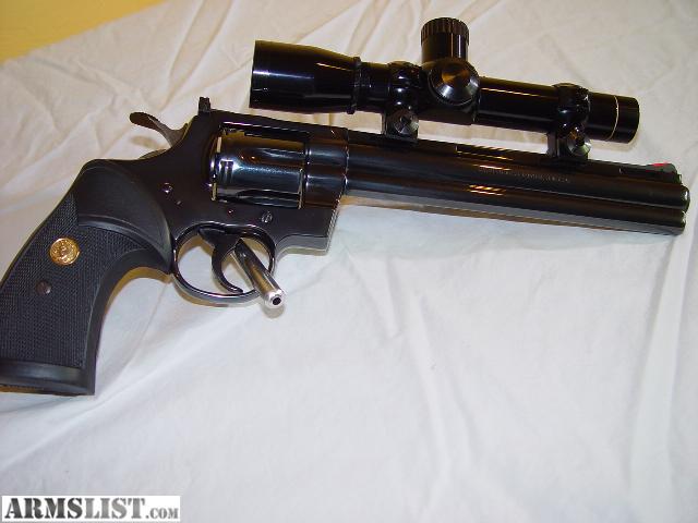 ARMSLIST - For Sale: Colt Python Hunter w/Leupold Scope Haliburton Case
