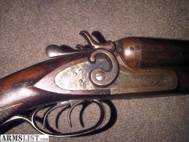 ARMSLIST - For Sale: NR Davis and son's double barrel shotgun "Rabbit Ear"