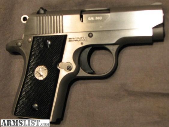 ARMSLIST - For Sale: Colt .380 Stainless Mustang