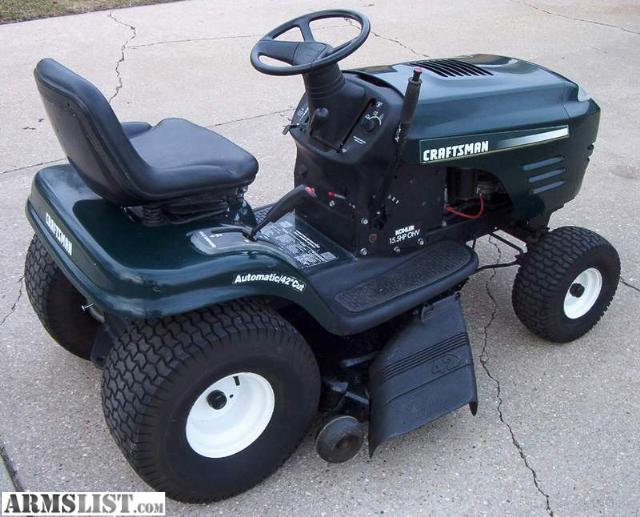 ARMSLIST For Sale/Trade Craftsman Lawn Tractor w/42" Plow & Deck