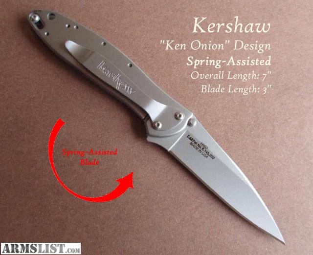 ARMSLIST For Sale KERSHAW "Ken Onion" Design SpringAssisted Knife
