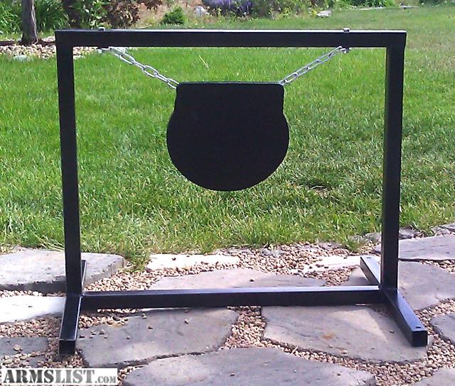 ARMSLIST For Sale 12" AR500 gong target with stand