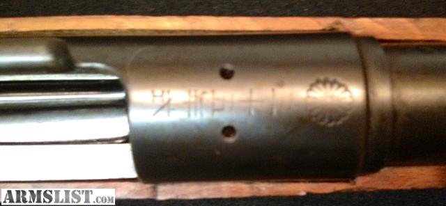 ARMSLIST - For Sale: Arisaka Type 30 Rifle in 6.5 Jap SOLD PENDING FUNDS