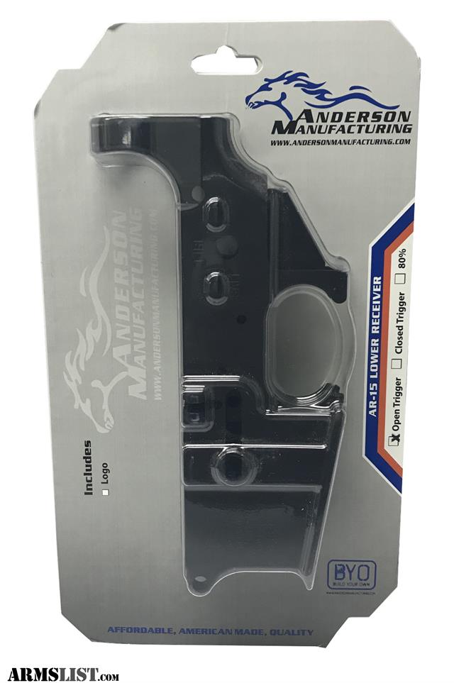 Anderson Manufacturing AM15 - D2-K067-A000-0P Lower Receiver .223 / 5.56 Nato Image
