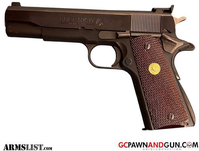 Colt MK IV Series 80 Handgun .45 Auto Image