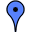 google blue pin