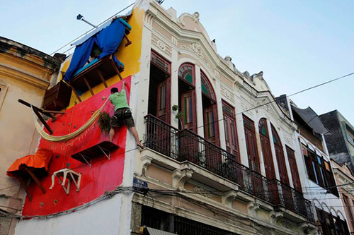 "À Parede" and the gallery A Gentil Carioca&#169;image: Hevelin Costa
