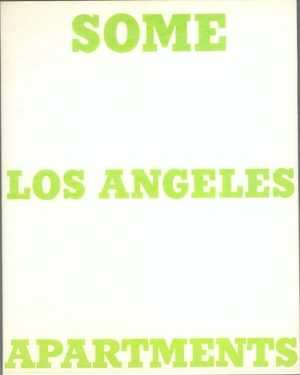 <p>Some Los Angeles Apartments, 1965</p>
&#169;image: M HKA/CC