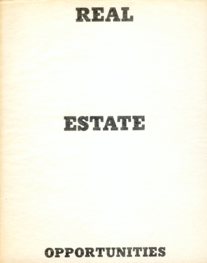 <p>Real Estate Opportunities, 1970</p>
&#169;image: M HKA/CC