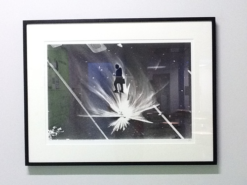 Bomba de gaz da polícia, contra os estudante no centro do Rio