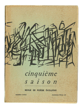 cinquième saison - Revue de Poésie Evolutive, Numéro treize