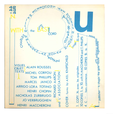 Revue OU - The Last 25 cm Record, Numéro 42-43-44