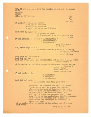 Verso 'Manifest: La Révolution sera inspirée ou ne sera pas'&#169; image: M HKA