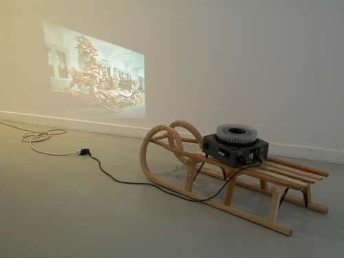 Continuous Transformation of the Form of a Child's Sled into that of Another