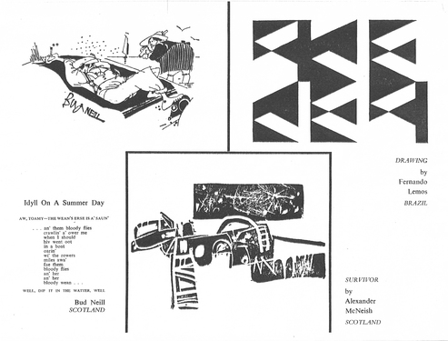 Insert by Bud Neil, Alexander McNeish (Scotland) and Fernando Lemos (Brazil)