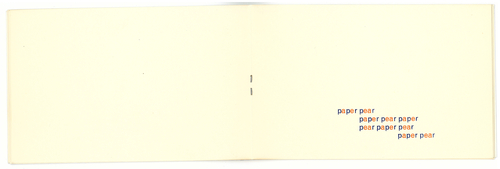 detail '6 small pears for eugen gomringer', 1966©image: M HKA